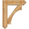 Ekena Millwork Westlake Arts and Crafts Rough Sawn Bracket w/ Offset Brace, Western Red Cedar, 8"W x 30"D x 36"H BKT0806X30X36WTL03RWR - alternate 2